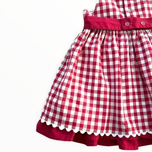 NEWNESS | Red & White | Gingham Dress - Picture 6 of 12
